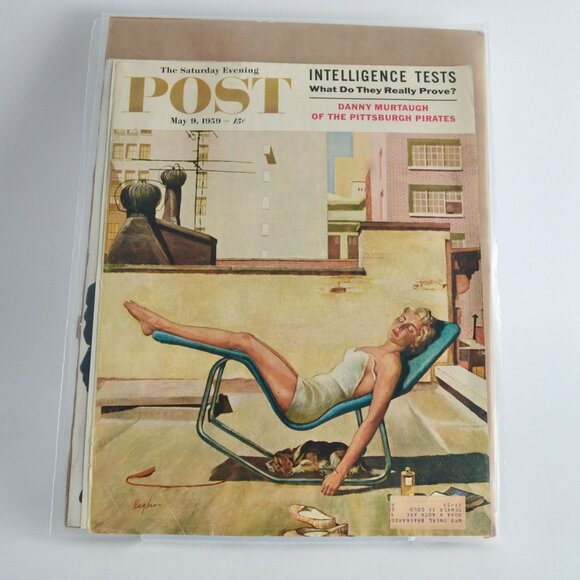 The Saturday Evening Post Magazine COVER May 9 1959 - Picture 1 of 3